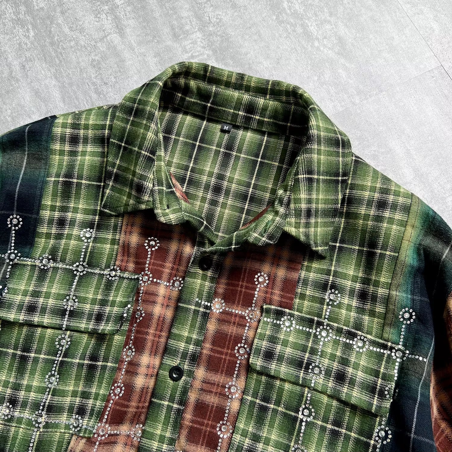 GREEN FLANNEL SHIRT