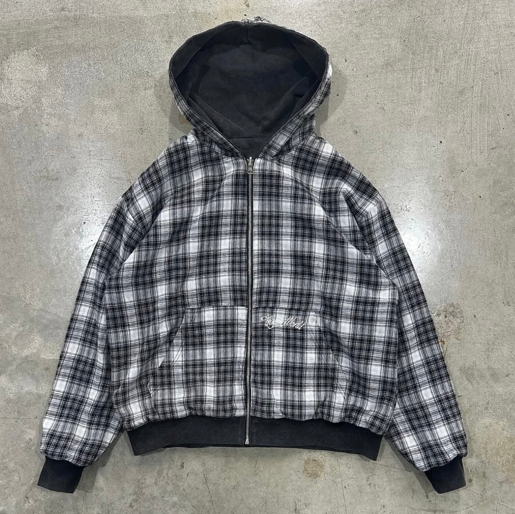 GREY/BLACK 2-SIDED ZIPPER