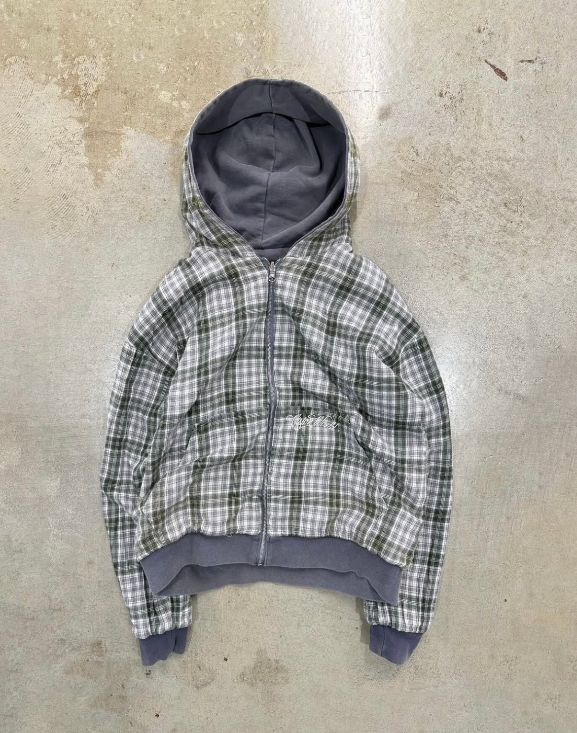 LIGHT GREY/GREY 2-SIDED ZIPPER